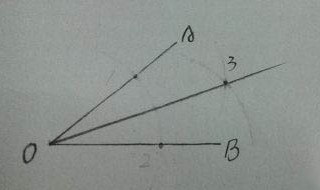 角平分线怎么画 如何画已知角的角平分线